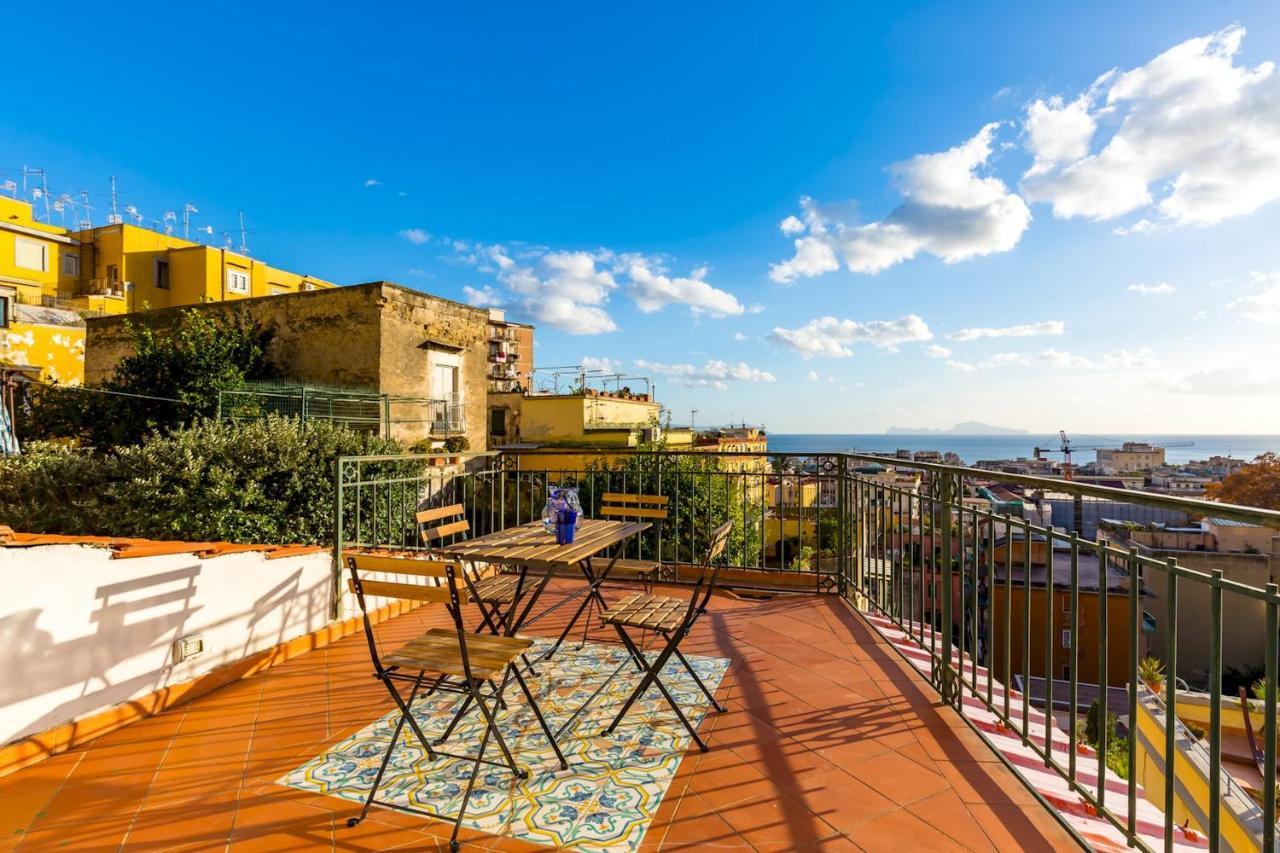 Villa Paola - Hidden Panoramic Garden And Terraces By Napoliapartments المظهر الخارجي الصورة